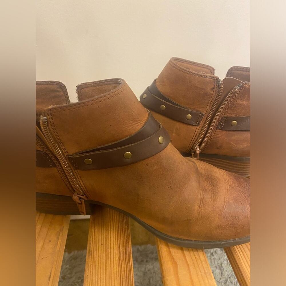 🌿 Clarks Maypearl Ramie Ankle Boots - Size 8.5 🌿